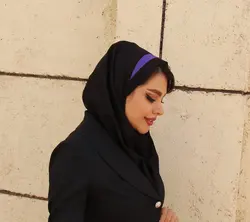 مقنعه نقابدارتل رنگی قرمزکد32