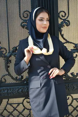 مقنعه تل دارشال دار زرشکی کد41