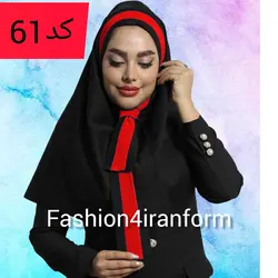 مقنعه کرواتی حریرطلایی کد61