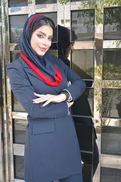 مقنعه تل دارشالدارقرمزکد41