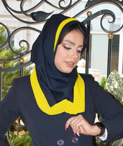 مقنعه تل دارشالدارزردکد41