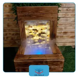 آبنما چوبی 40x60 نما سنگ