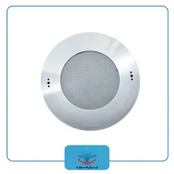 چراغ توکار استخری استیل 15 وات فوق باریک لدمن