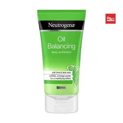 ژل اسکراب نوتروژینا مناسب پوست چرب حاوی عصاره لیمو و آلوئه ورا مدل فرانسوی 150 میل