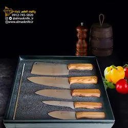 سرویس 6 پارچه چاقو آشپزخانه ( دوام و کیفیت بالا) کلاسیک