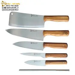 سرویس 6 پارچه چاقو آشپزخانه ( دوام و کیفیت بالا) کلاسیک