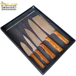 سرویس 6 پارچه چاقو آشپزخانه ( دوام و کیفیت بالا) کلاسیک