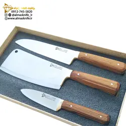 سرویس 3 پارچه مخصوص سبزیجات و گوشت (کیفیت و تیزی عالی)