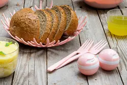 سبد رومیزی نان و سبزی سایز کوچک 60عددی