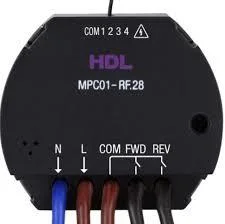 ماژول کنترل پرده پشت کلید بی سیم HDL 1CH Wireless Curtain Actuator