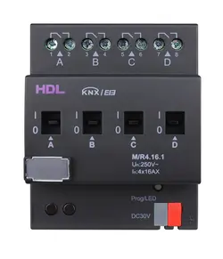 رله هوشمند KNX مدیریت انرژی HDL 4CH 16A High Power Energy Management Switch Actuator