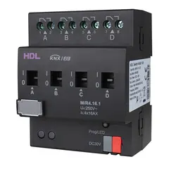 رله هوشمند KNX مدیریت انرژی HDL 4CH 16A High Power Energy Management Switch Actuator