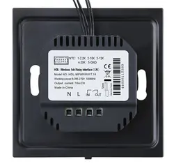 پنل رله 1 کانال بی سیم با سنسور دما HDL 1CH Wireless Switch Power Interface EU with Temp. Sensor