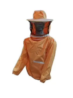 لباس زنبورداری نیم تنه کلاه گرد گل مریم