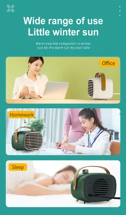 فن هیتر برقی ( بخاری برقی ) 700 وات مدل کلاسیک و لاکچری Desk heater /PTC pro