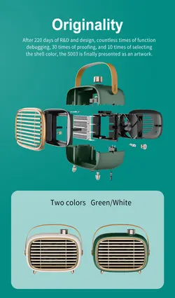 فن هیتر برقی ( بخاری برقی ) 700 وات مدل کلاسیک و لاکچری Desk heater /PTC pro