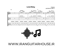 نت و تبلچر آهنگ Love Story (داستان عشق)+ بکینگ ترک و آکورد