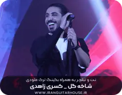 نت گیتار و تبلچر آهنگ شاخه گل(کسری زاهدی) + بکینگ ترک و آکورد