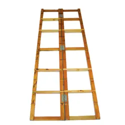 نردبان زمینی چوبی