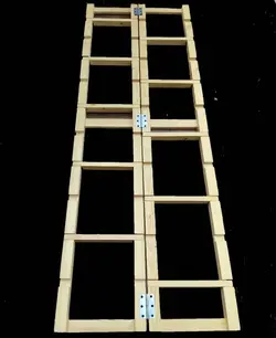 نردبان زمینی چوبی