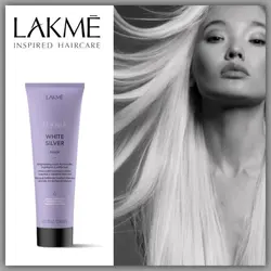ماسک مو ضد زردی موهای دکلره و هایلایت تکنیا لاکمه حجم 250 میلی لیتر - Lakme TEKNIA White Silver MASK