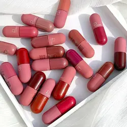 رژ لب مایع مات فوق ماندگار کپسولی پودایر شماره 912 - Pudaier matte liquid pills lipstick