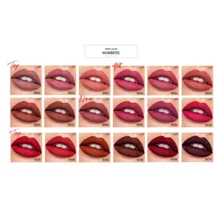 رژ لب مایع مات فوق ماندگار کپسولی پودایر شماره 909 - Pudaier matte liquid pills lipstick