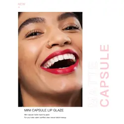 رژ لب مایع مات فوق ماندگار کپسولی پودایر شماره 909 - Pudaier matte liquid pills lipstick