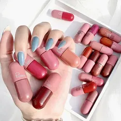 رژ لب مایع مات فوق ماندگار کپسولی پودایر شماره 909 - Pudaier matte liquid pills lipstick