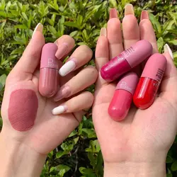 رژ لب مایع مات فوق ماندگار کپسولی پودایر شماره 909 - Pudaier matte liquid pills lipstick