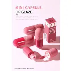 رژ لب مایع مات فوق ماندگار کپسولی پودایر شماره 901 - Pudaier matte liquid pills lipstick