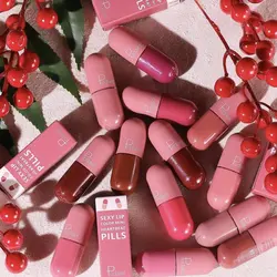 رژ لب مایع مات فوق ماندگار کپسولی پودایر شماره 901 - Pudaier matte liquid pills lipstick