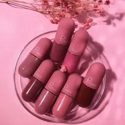 رژ لب مایع مات فوق ماندگار کپسولی پودایر شماره 901 - Pudaier matte liquid pills lipstick