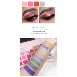 پالت سایه چشم 28 رنگ پودایر مدل FEATHER KINGDOM