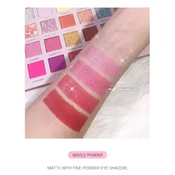 پالت سایه چشم 28 رنگ پودایر مدل FEATHER KINGDOM