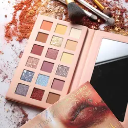 پالت سایه چشم 18 رنگ پودایر مدل FISH SCALE HD PALETTE