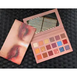 پالت سایه چشم 18 رنگ پودایر مدل FISH SCALE HD PALETTE