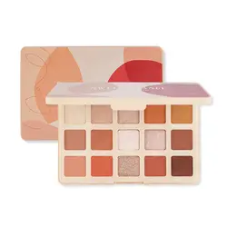 پالت سایه چشم 15 رنگ پودایر مدل Sweet Orange