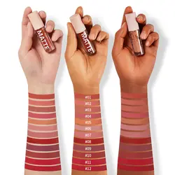 رژ مایع مات ماندگار پودایر شماره 3 - Pudaier matte lip fluid