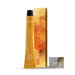رنگ مو لاکمه سری کلاژ شماره 12/72 ( سوپر بلوند آبی یاسی ) - Lakme Collage Hair Color