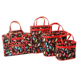 کیف 4 تیکه مسافرتی طرح چتر رنگی