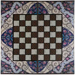 تخته نرد و شطرنج کادویی طرح خاتم صدفی