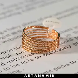 انگشتر روکش طلا زنانه و دخترانه برند ژوپینگ