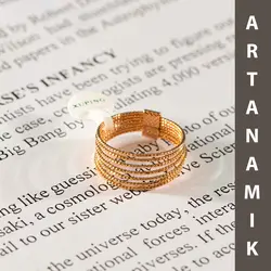 انگشتر روکش طلا زنانه و دخترانه برند ژوپینگ