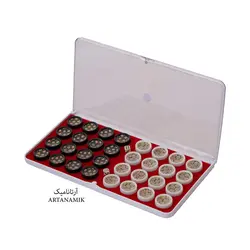 تخته نرد خاتم کاری شده همراه با شطرنج طرح الیزا