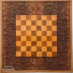تخته نرد و شطرنج منبت کاری شده