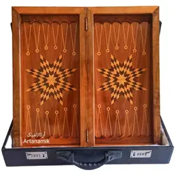 تخته نرد منبت طرح چوگان