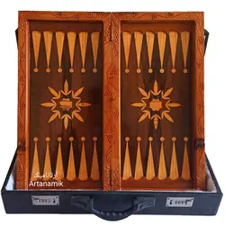 تخته نرد منبت طرح آدم و فرشته