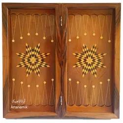 تخته نرد منبت طرح لیلی