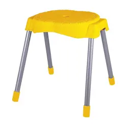 چهارپایه حصیر بافت پایه فلزی